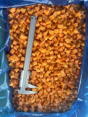 IQF Organic Yellow Peach Dices Bulk Packaged Frozen Fruits Water Pulp Whole Cubes and Halves Sweet Taste Preserved
