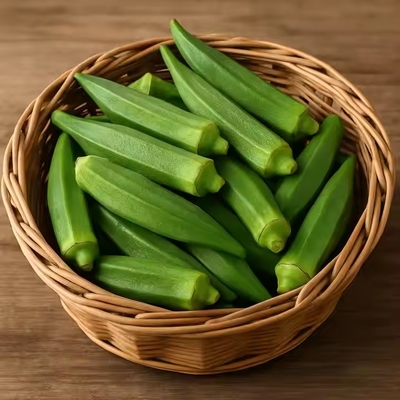 Frozen Lady's Fingers IQF Premium Okra Vegetable Whole and Sliced for Cooking Wholesale Bulk Supplier from Vietnam