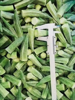 Frozen Lady's Fingers IQF Premium Okra Vegetable Whole and Sliced for Cooking Wholesale Bulk Supplier from Vietnam