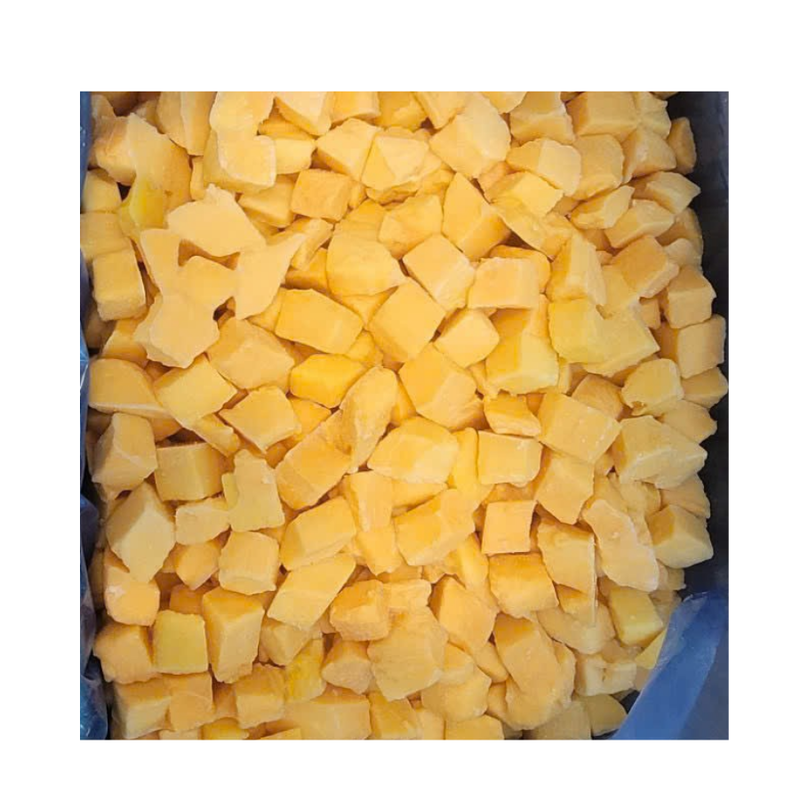 High Quality IQF Frozen Mango Dices Freezing Process Bulk Vacuum Pack Natural Delicious