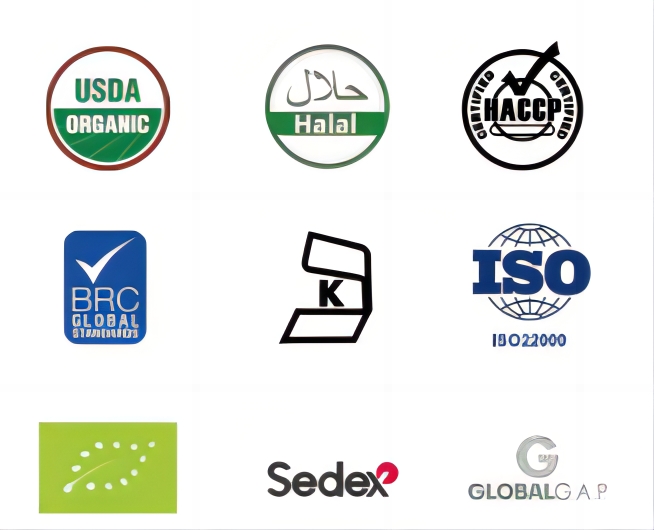 Fabrieksprijs voor populaire producten Witte kleur BRC HACCP-certificaten Diepgevroren groenten IQF Biologische knoflook 6