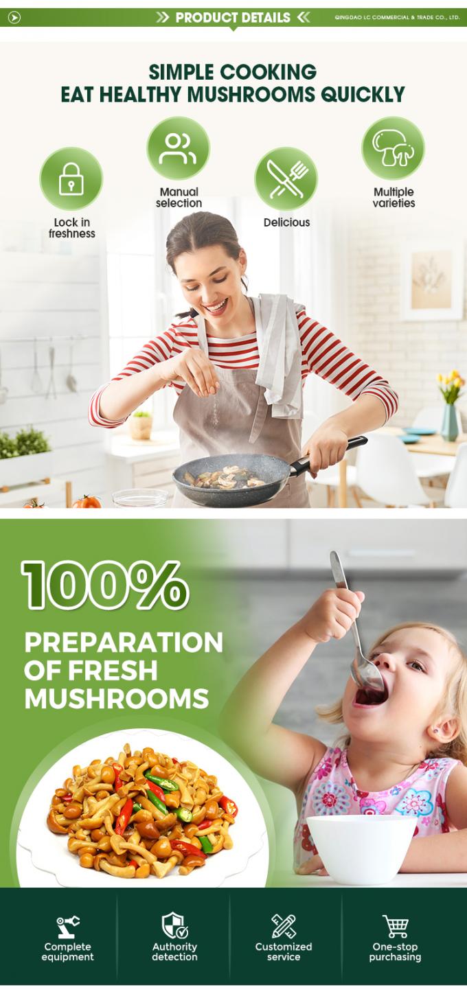 Wilde Gekweekte Biologische Paddestoelen Gezond Natuurlijk Voedzaam Vers Heel Diepgevroren Paddestoel IQF Diepgevroren Nameko 2