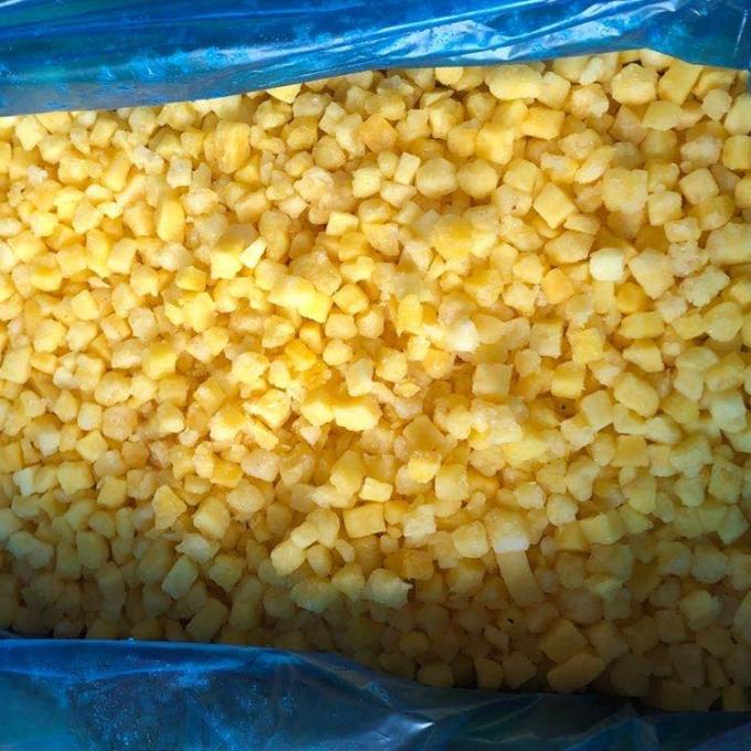 Groothandel IQF Bevroren Ananas Cube Bevroren fruit met een goede prijs 0