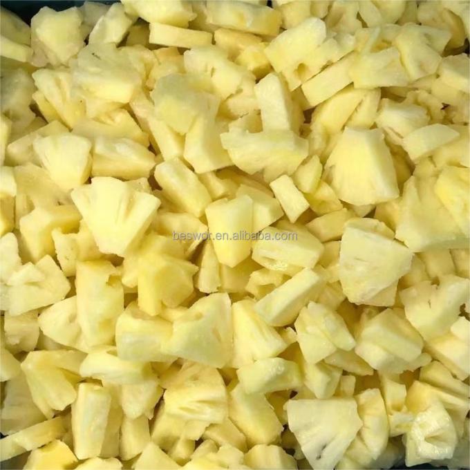 Groothandel IQF Bevroren Ananas Cube Bevroren fruit met een goede prijs 4