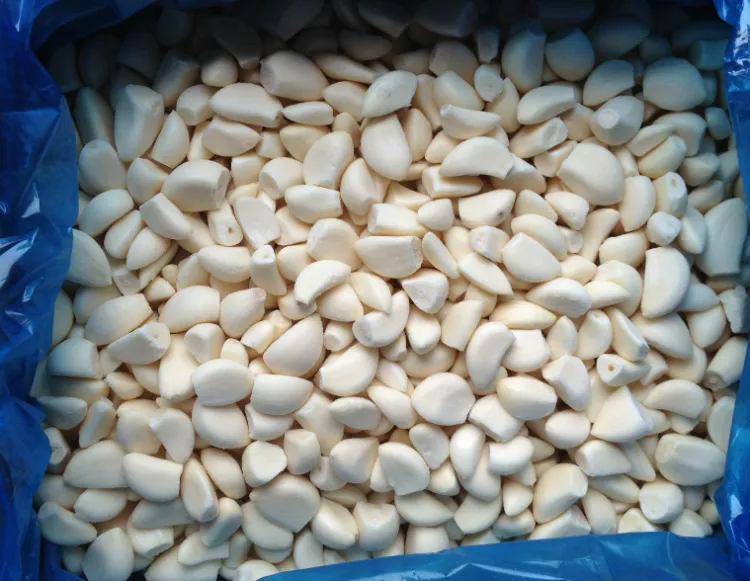 Krijg de beste bevroren groenten bevroren IQF geschilde knoflook teentjes en puree tegen concurrerende prijzen 2