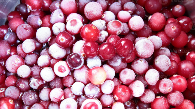 Warm verkopen Nieuwe oogst Iqf Bevroren Rood Lingonberry in bevroren Fruit Bulk verpakking 0