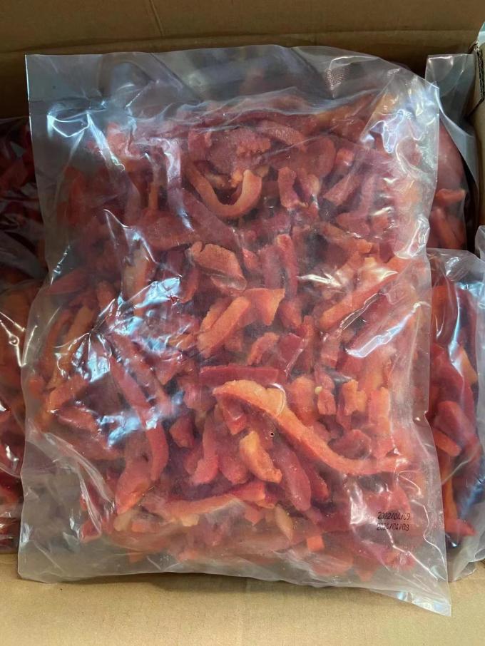 Gecertificeerde Kwaliteit Professionele Productie IQF Diepgevroren Rode Paprika Reepjes 3