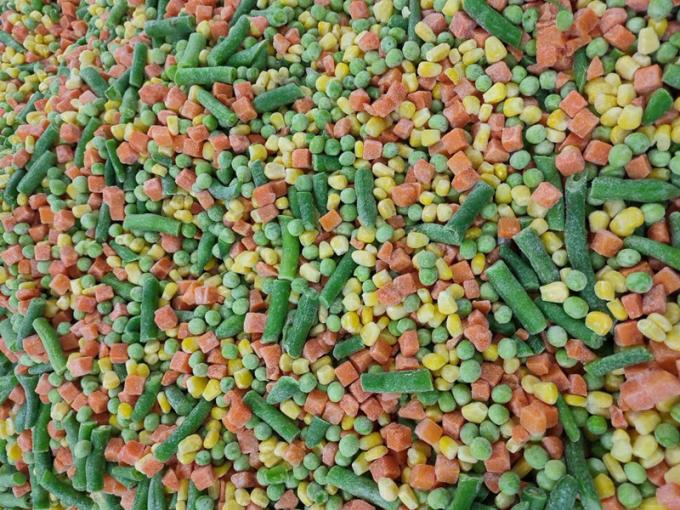 California Mixed Vegetables IQF 3-Way Bevroren Gehele Ingredi&euml;nten BRC HALAL HACCP Gecertificeerd Vers Ma&iuml;s Cube Gesneden Fruit Wortel) 4